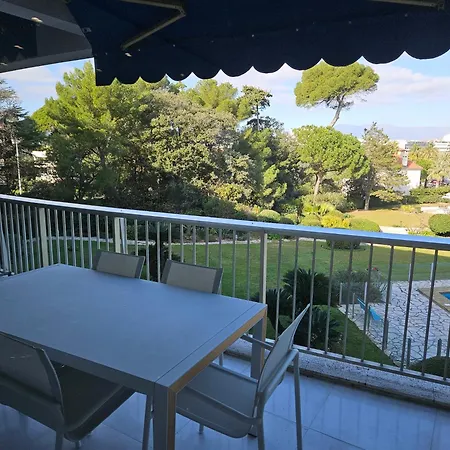 Cap D'Antibes Port Aubernon 3P Vue Mer Piscine Exterior photo